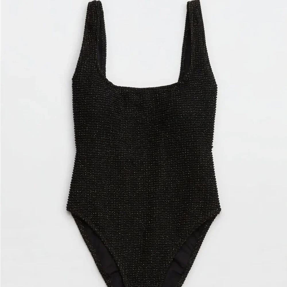 Aerie Lurex Crinkle Cut One-Piece - Picture 6 of 6